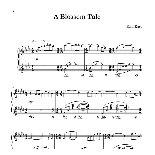 A Blossom Tale (Sheet Music) - Edin Kaso