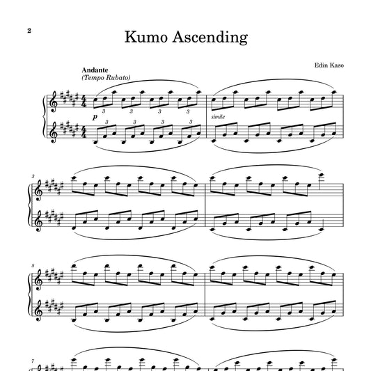 Kumo Ascending (Sheet Music) - Edin Kaso