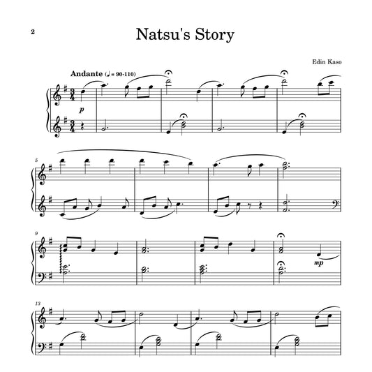 Natsu's Story (Sheet Music) - Edin Kaso